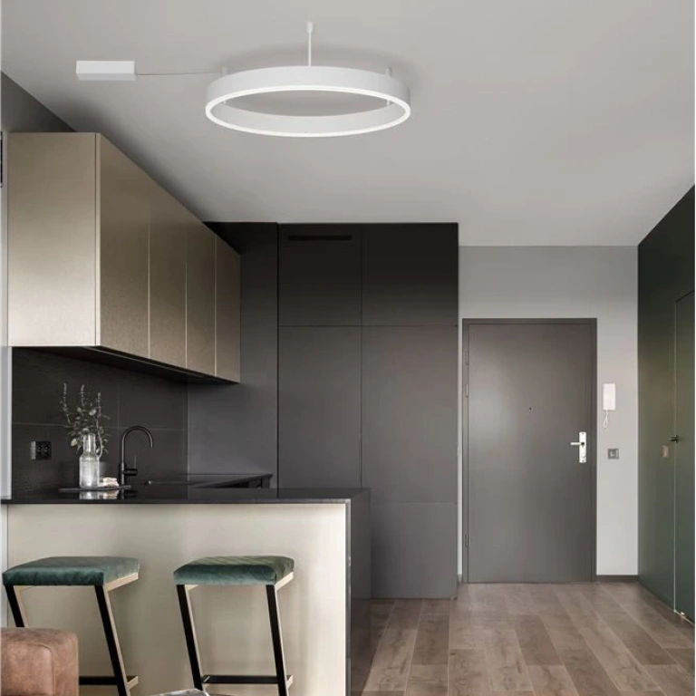 Плафон motif, sandy white, nova luce, led 45w, 3000k, 3350.75lm, 9063602