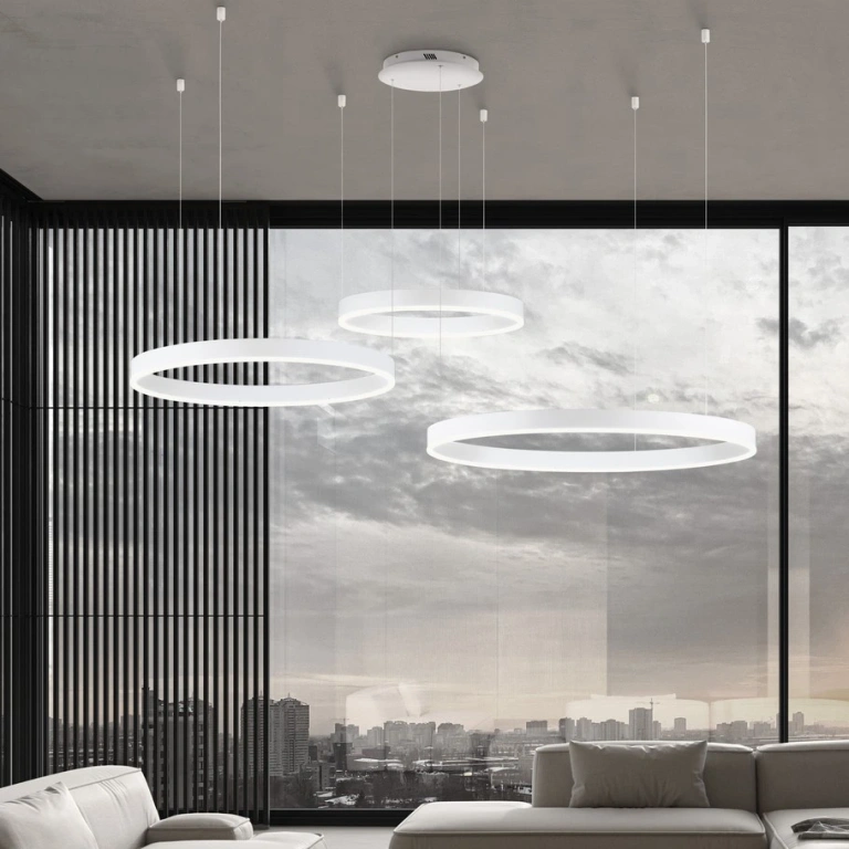 Полилей motif, sandy white, nova luce, led 143w, 2700k-6000k, 13163lm, 9530216