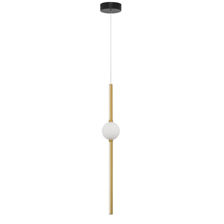 Пендел acrobat, black/gold, nova luce, led 13.6w, 3000k, 1130.90lm, 9695256