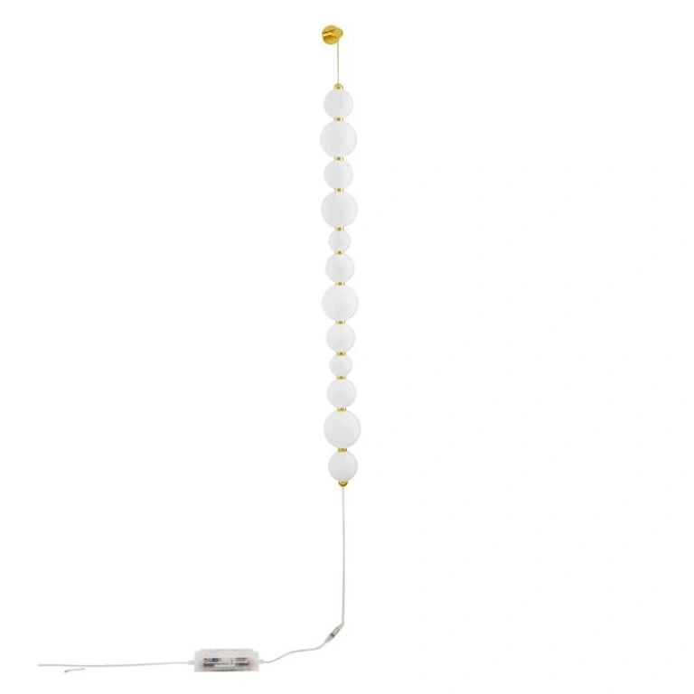 Аплик flea, gold, nova luce, led 41w, 3000k, 3957.90lm, 9695244