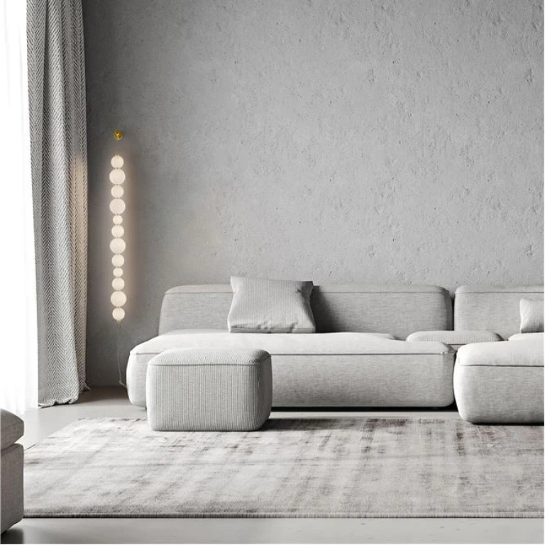 Аплик flea, gold, nova luce, led 41w, 3000k, 3957.90lm, 9695244