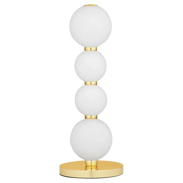 Настолна лампа flea, gold, nova luce, led 10w, 3000k, 867.76lm, 9695240