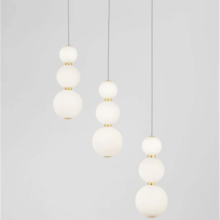 Полилей flea, gold, nova luce, led 24w, 3000k, 2264.76lm, 9695243