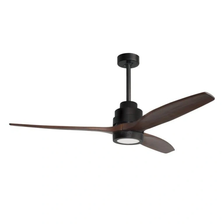 Вентилатор SABAL, matt black/brown, nova luce, dc 40w, ac 220-240v, led 12w, 3000k, 800lm, 5231401