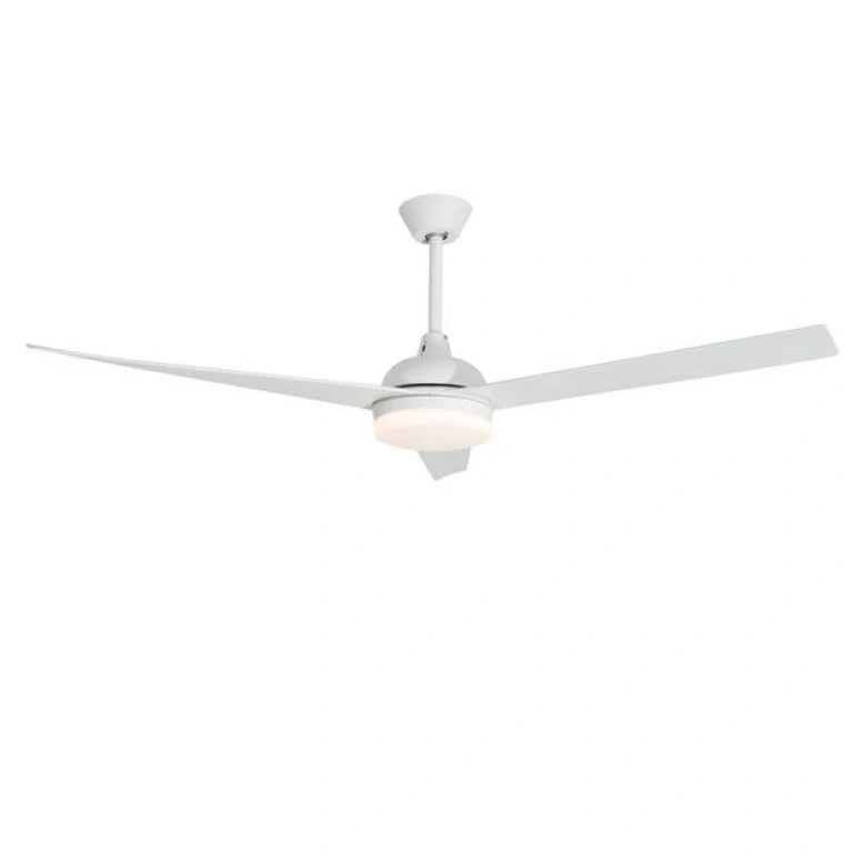 Вентилатор FLOW, matt white/white, nova luce, dc 37w, ac 220-240v, led 18w, 3000k, 650lm, 9953198