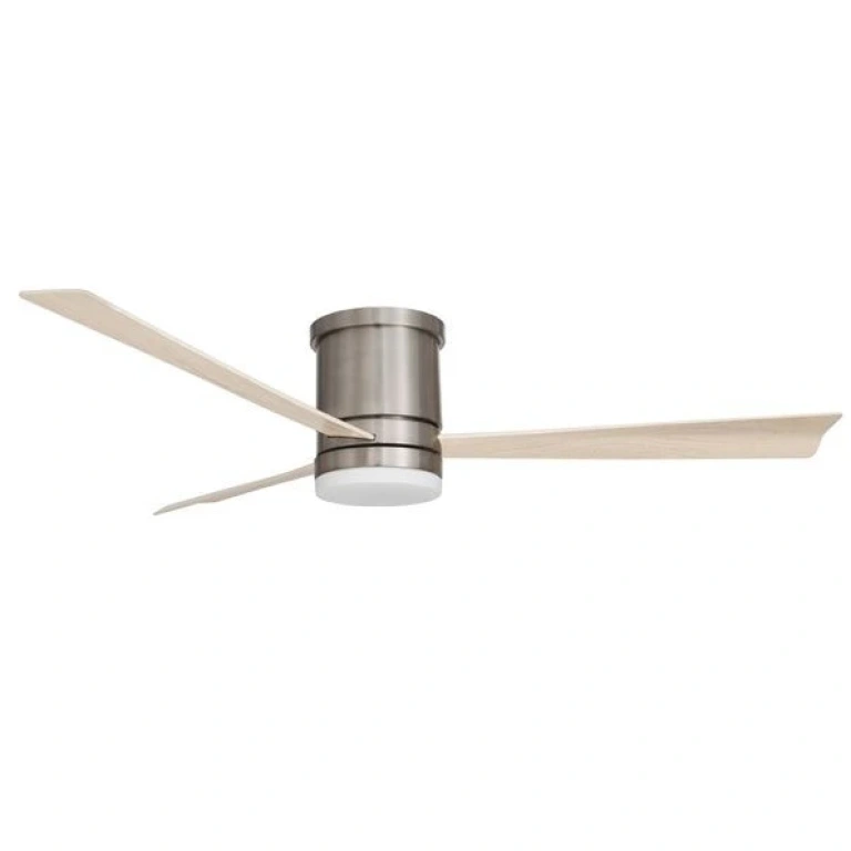 Вентилатор SATIN, brushed nickel/white, nova luce, dc 35w, ac 220-240v, led 18w, 3000k, 650lm, 9953016