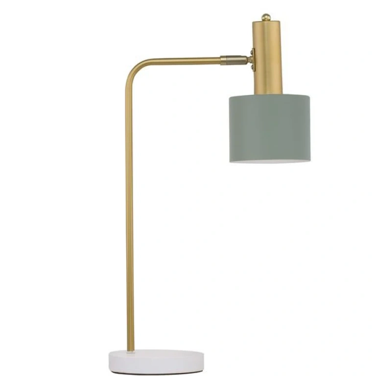 настолна лампа PAZ, gold/mint/white, nova luce, 1xE27, 9426652