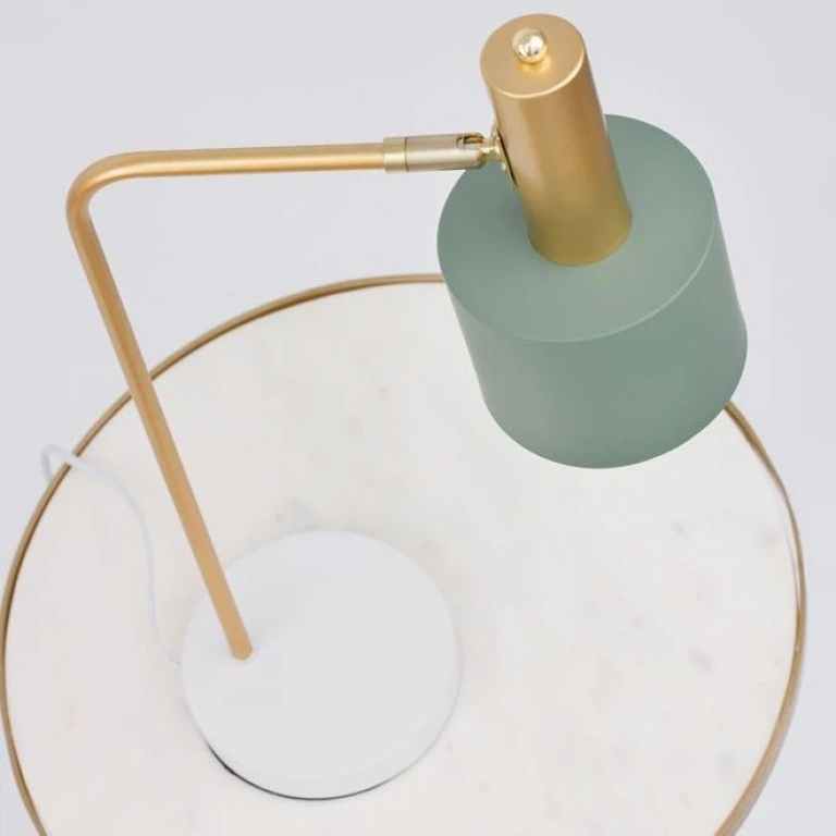 Настолна лампа PAZ, gold/mint/white, nova luce, 1xE27, 9426652