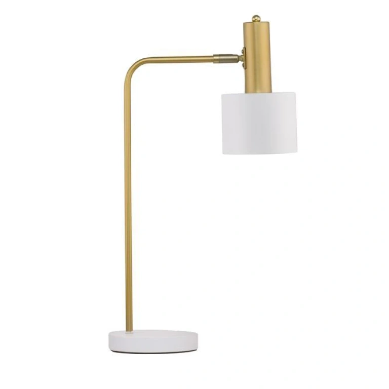 Настолна лампа PAZ, white/gold, nova luce, 1xE27, 9426651