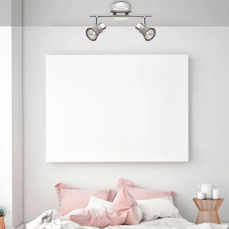 Спот GALERIA, satin nickel/chrome, nova luce, 2xGU10, 663002