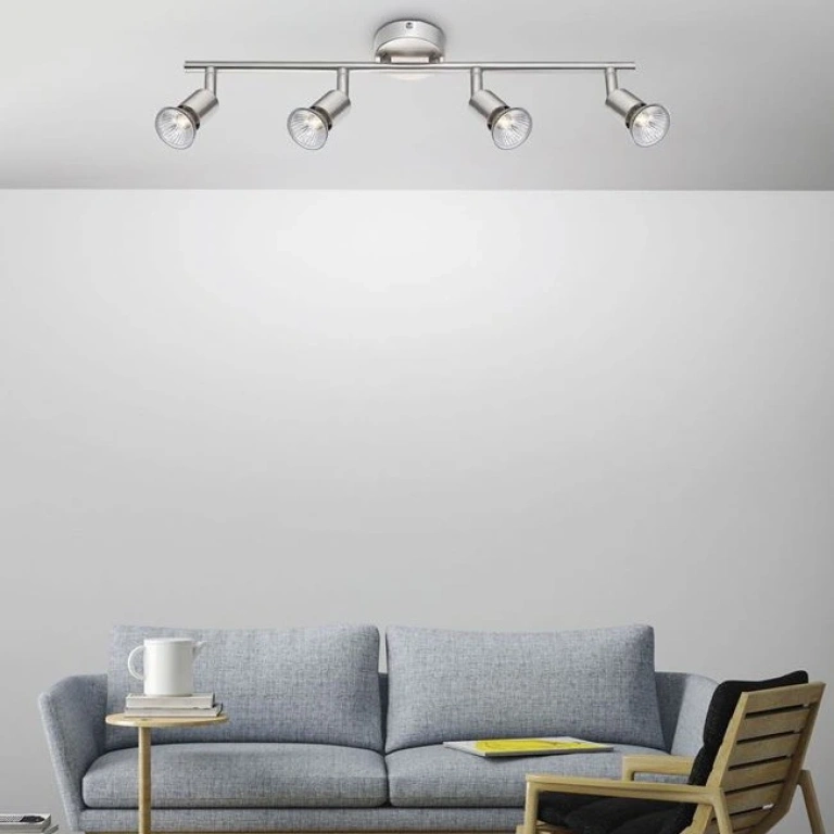 Спот BASE, satin nickel, nova luce, 4xGU10, 660004