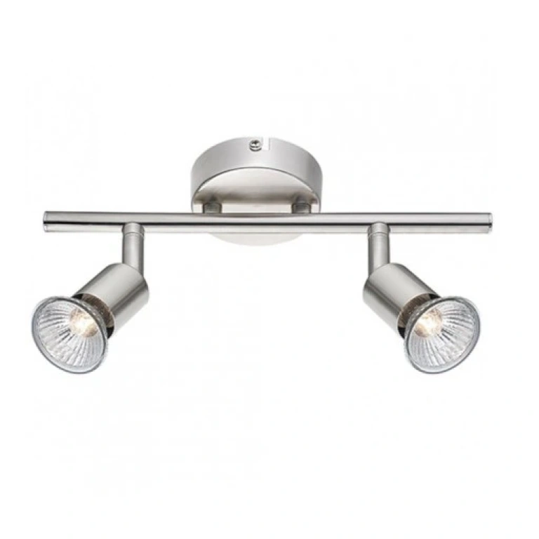 спот BASE, satin nickel, nova luce, 2xGU10, 660002