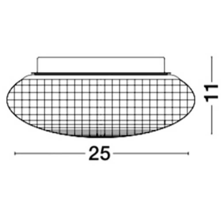 Плафон SENS, clear/white, nova luce, 1xE27, 838123