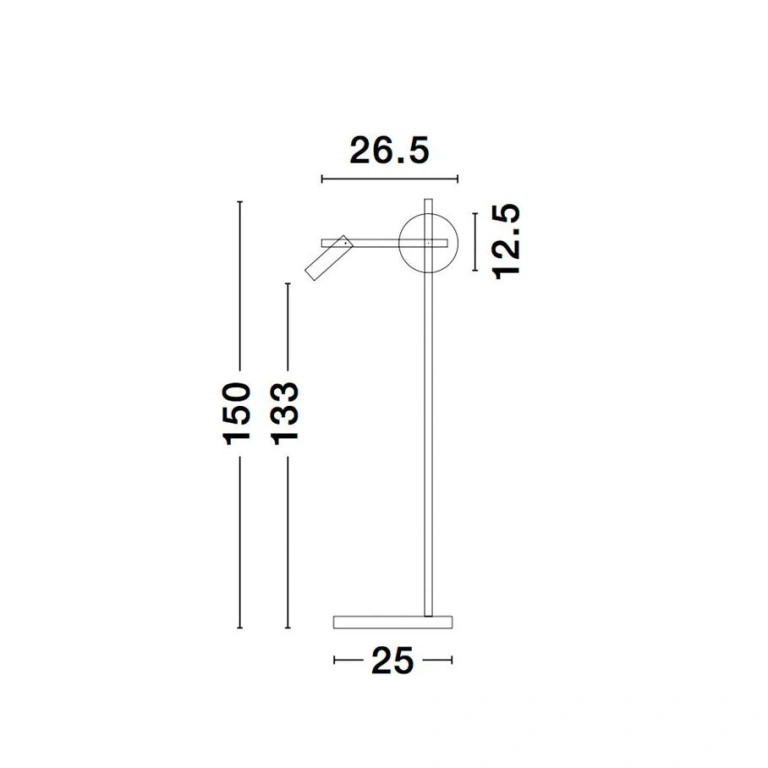 Лампион JOLINE, sandy black/opal, nova luce, led 6w+led 3w, 3200lm, 450lm+200lm, 9919532