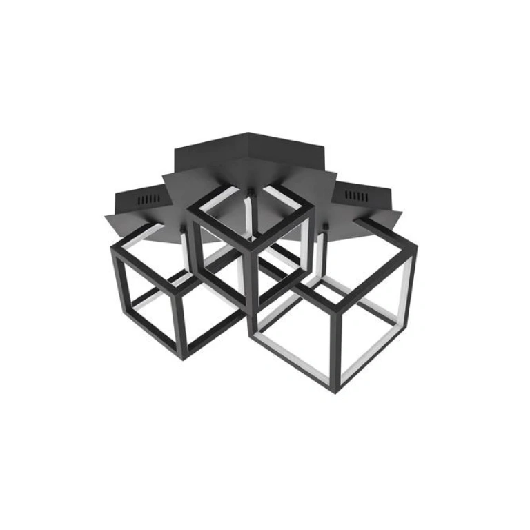 Плафон GABBIA, sandy black, nova luce, led 69w, 3000k, 4830lm, 9818241