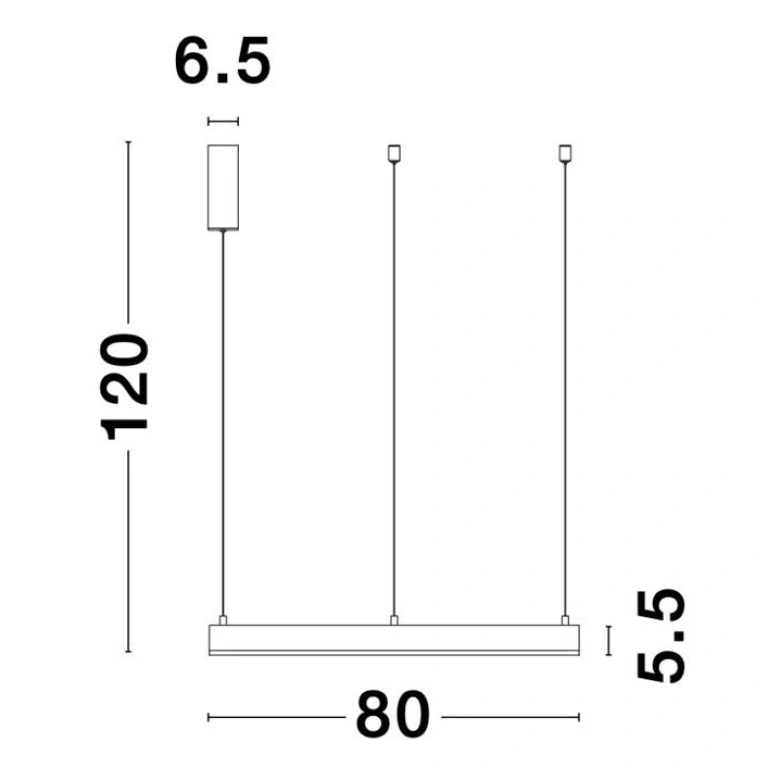 Пендел MOTIF, sandy white, nova luce, led 50w, 3000k, 3684lm, 9190748
