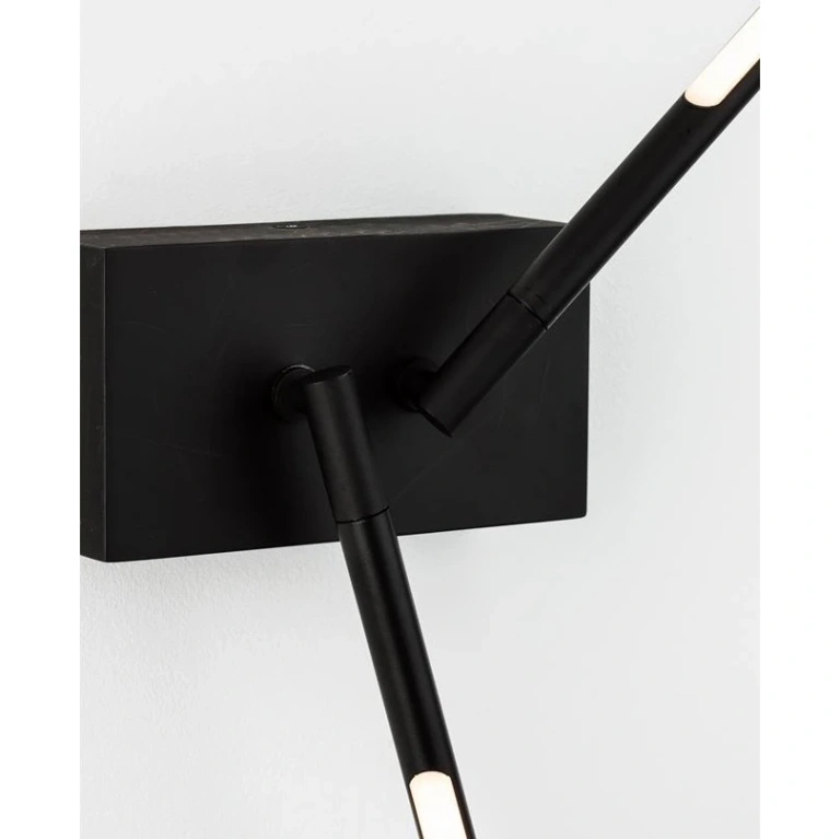 Аплик RACCIO, black, nova luce, led 11w, 3000k, 500lm, 9180723