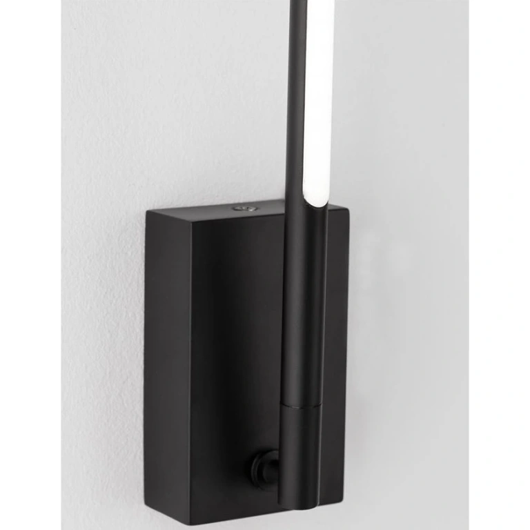 Аплик RACCIO, black, nova luce, led 6w, 3000k, 426lm, 9180712