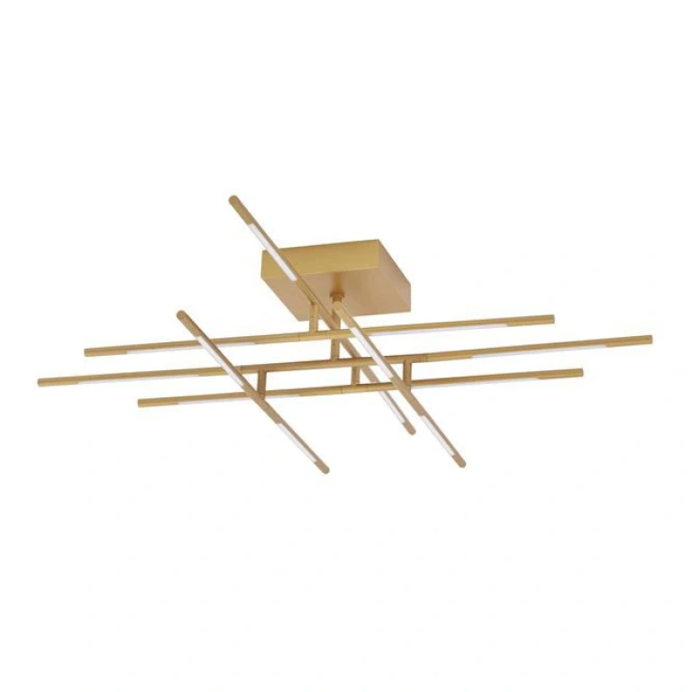 Плафон RACCIO, brass gold, nova luce, led 48w, 3000k, 3360lm, 9180713