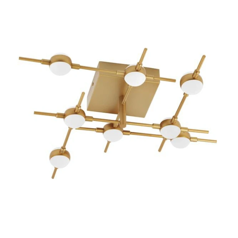 Плафон ATOMO, gold, novaluce, led 24w, 3000k, 1567lm, 9180678