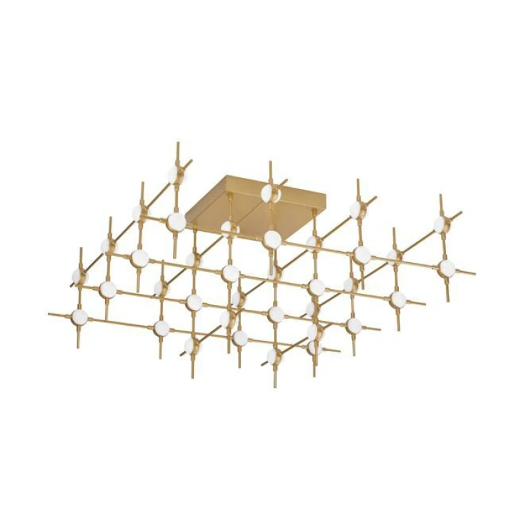 Плафон ATOMO, gold, novaluce, led 100w, 3000k, 3898lm, 9180636
