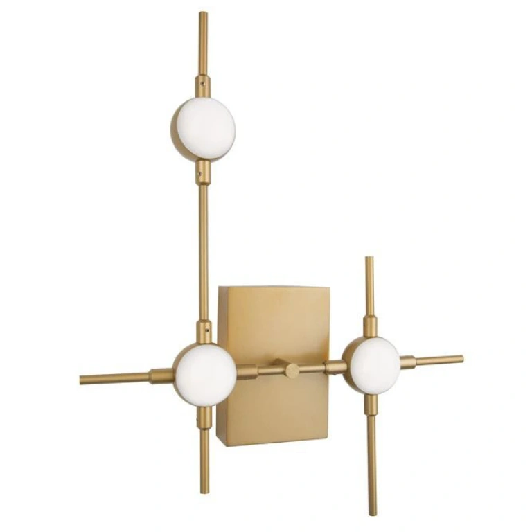 Аплик ATOMO, gold, novaluce, led 9w, 3000k, 605lm, 9180673
