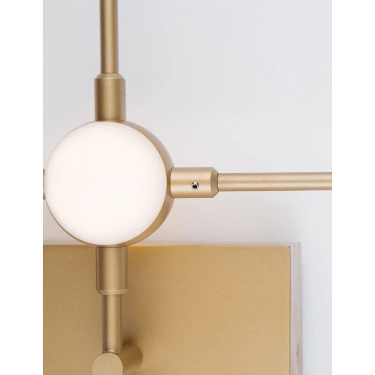Аплик ATOMO, gold, novaluce, led 9w, 3000k, 605lm, 9180673