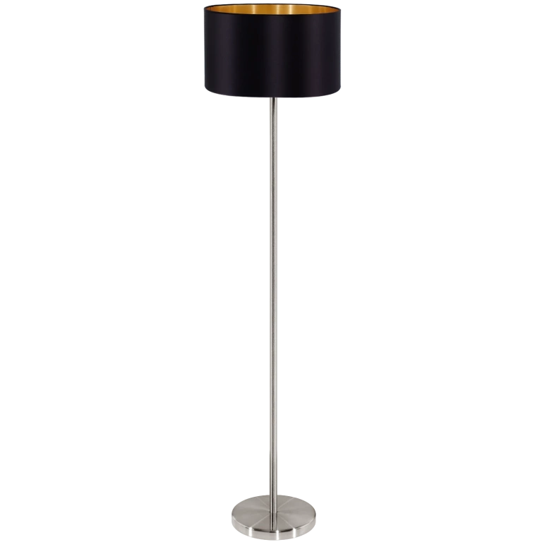 Текстилен лампион, black, eglo, maserlo, 1x60w, 95169