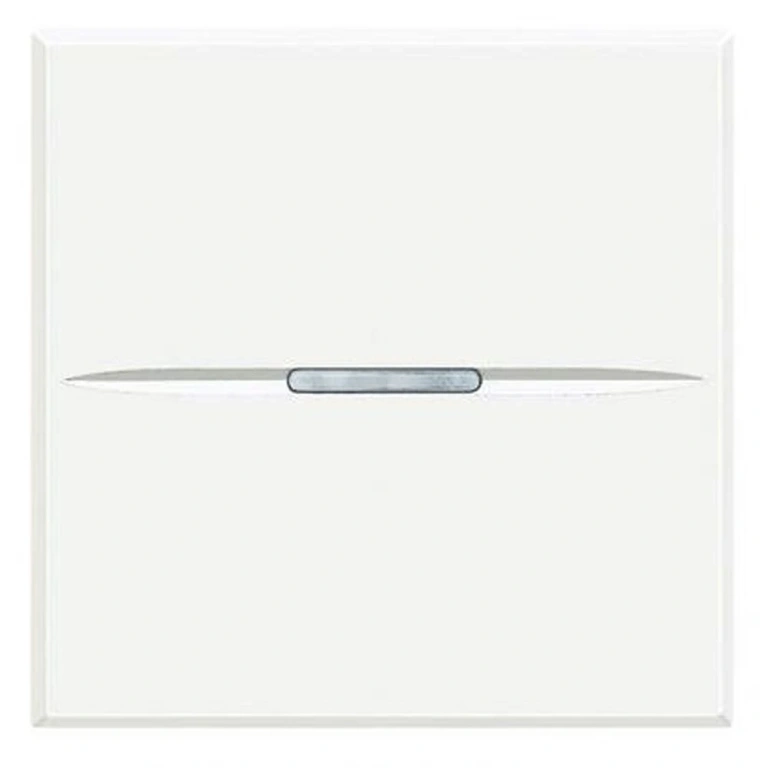 Ключ бутон 2 мод. обикновен сх.1, white, bticino, axolute, HD4001M2N