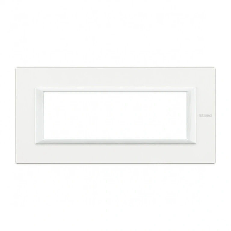 Pvc шестмодулна рамка, axolute white, bticino,axolute, ha4806hd 