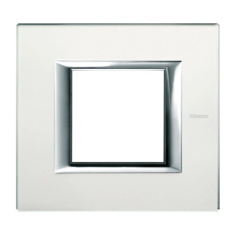 Стъклена рамка, mirror glass, bticino, axolute, ha4802vsa