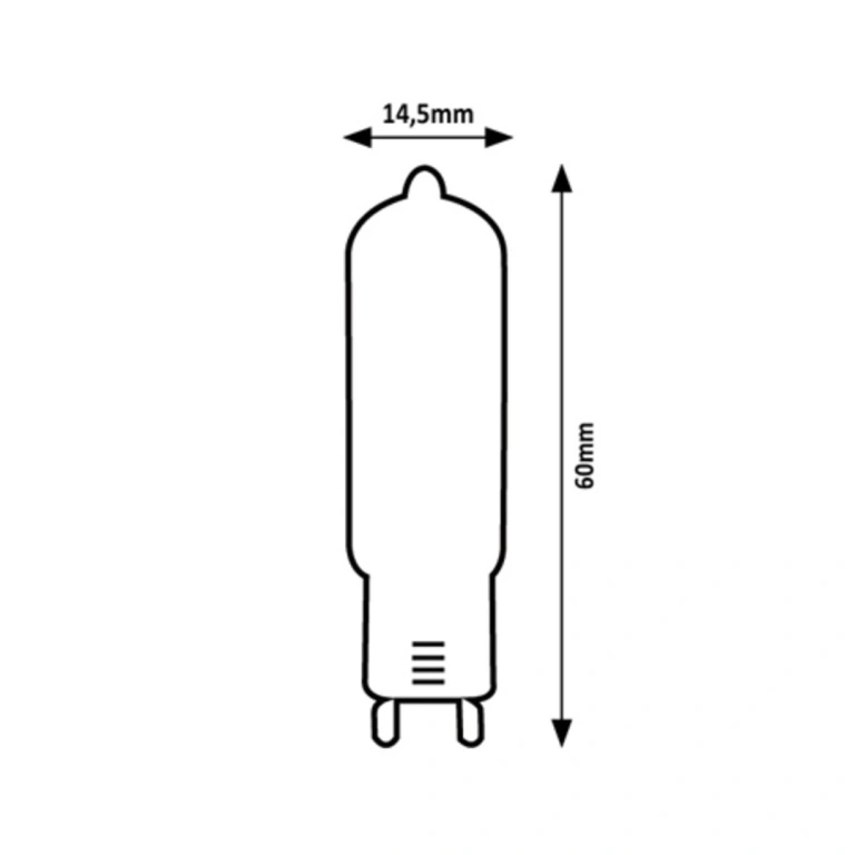 Led капсула 4w, g9, rabalux, 3000k, 460lm, bulbs_capsule, 79033