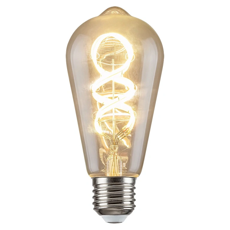 RGB Led лампа 4w, e27, rabalux, smart bulbs, st64, 1988