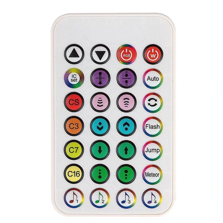 Декоративно осветление RGB Paco, черен, rabalux, led 5w, 76014