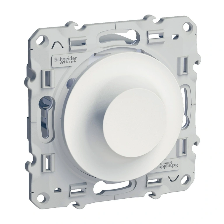 Универсален бутон димер  20-420w, бял, schneider, odace, s520515