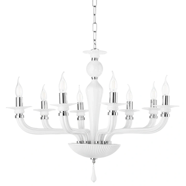 полилей villa, white, ondaluce, 8xE14, LP.VILLA/8-BCO
