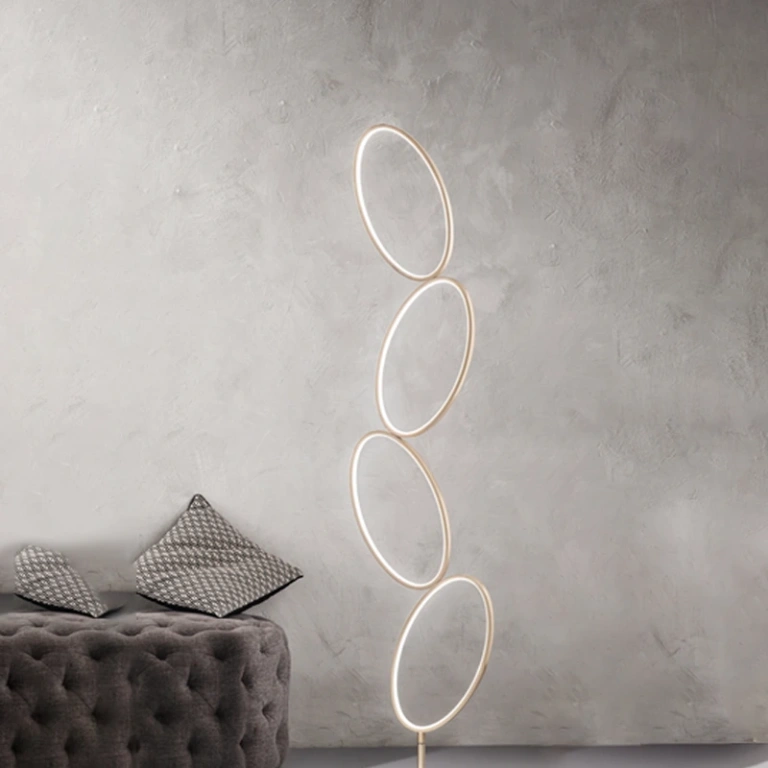 Лампион rice, oro, ondaluce, led 38w, 3000k, 3800lm, PT.RICE/ORO