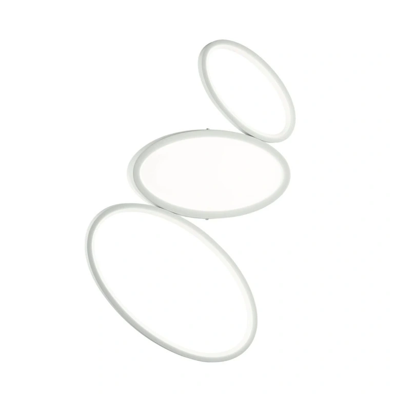 Плафон rice, bianco, ondaluce, led 25w, 3000k, 2500lm, PL.RICE/PC-B.CO