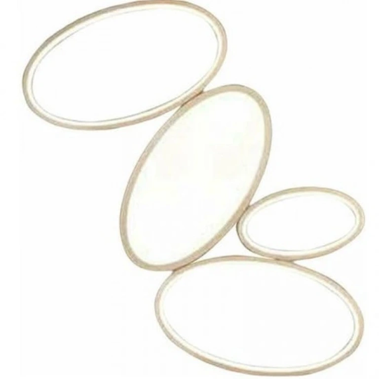 Плафон rice, oro, ondaluce, led 35w, 3000k, 3500lm, PL.RICE/GR-ORO