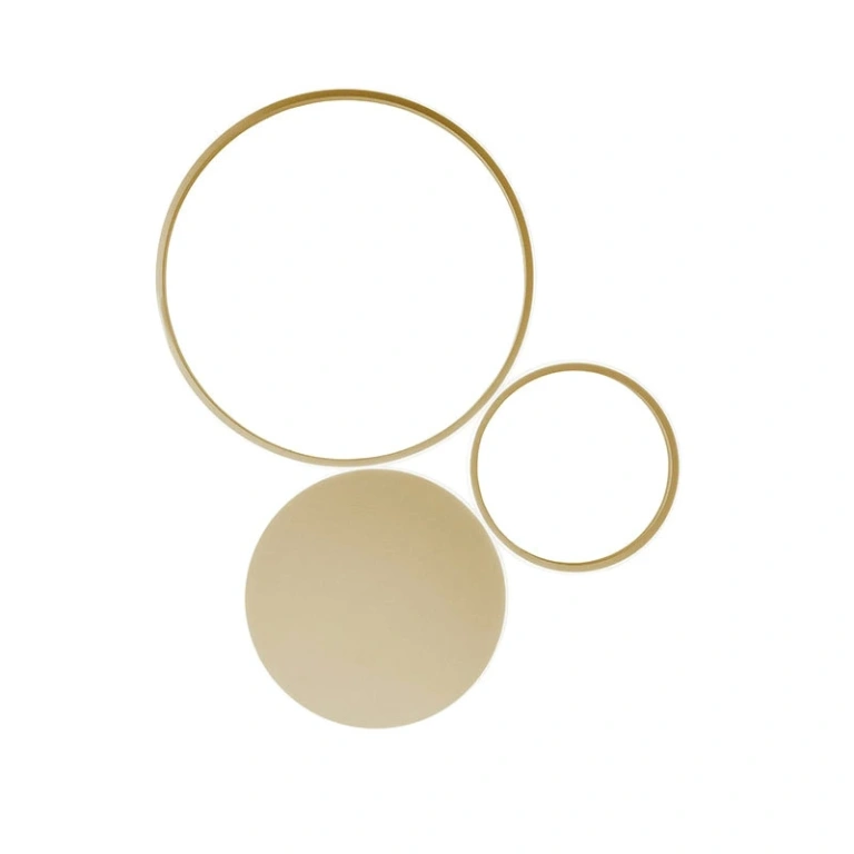 Плафон pois, oro, ondaluce, led 42w, 4000k, 4100lm,  PL.POIS/ORO4000PC