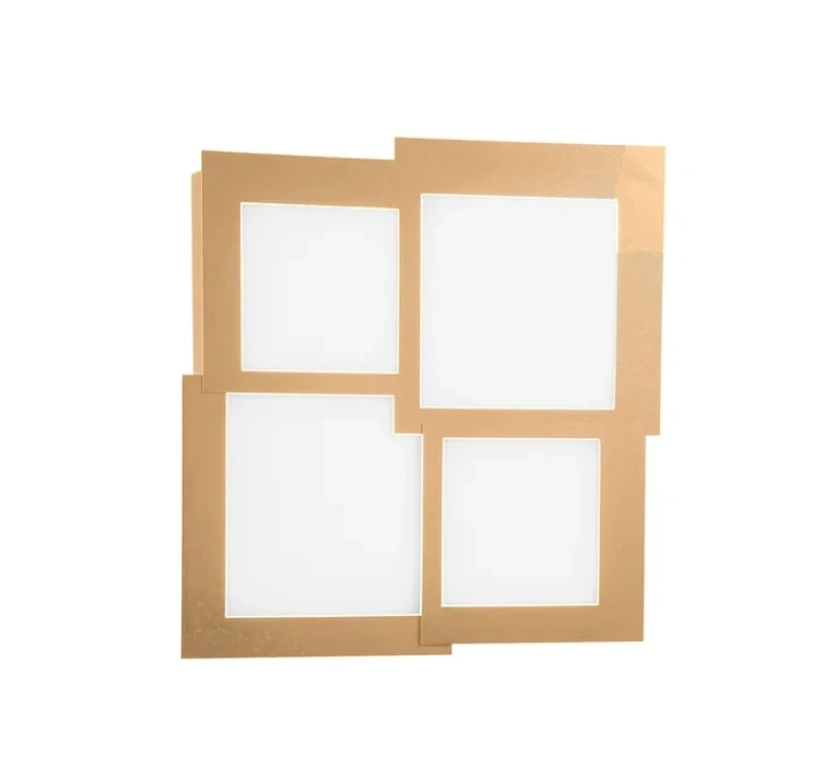 Плафон passpartou, oro, ondaluce, led 55w, 3000k, 5350lm, PL.PASSPARTOU/GROR