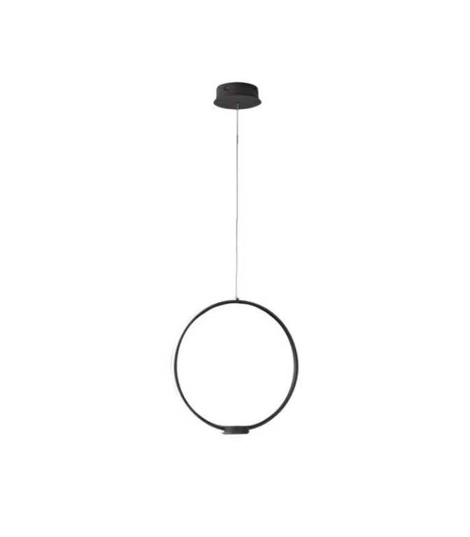 пендел omega, nero, ondaluce, led 20w, 3000k, 2000lm, SO.OMEGA/PC-NERO