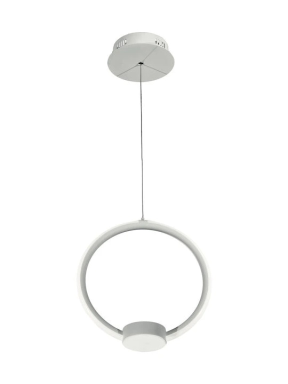 пендел omega, bianco, ondaluce, led 20w, 3000-4000k, 2000lm, SO.OMEGA/PC-B.CO