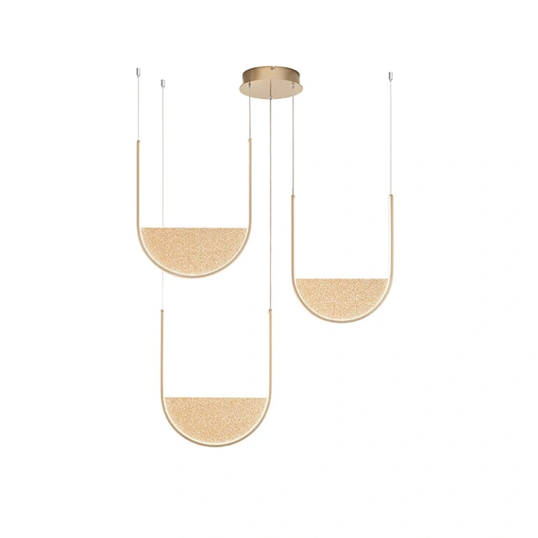 полилей lotus, oro, ondaluce, led 108w, 3000k, 10800lm, SO.LOTUS/3-ORO