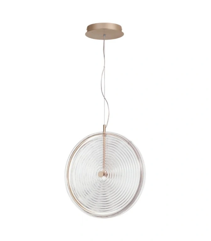 пендел jokey, transparante, ondaluce, led 17w, 3000k, 1700lm, SO.JOKEY/GR-TRASP