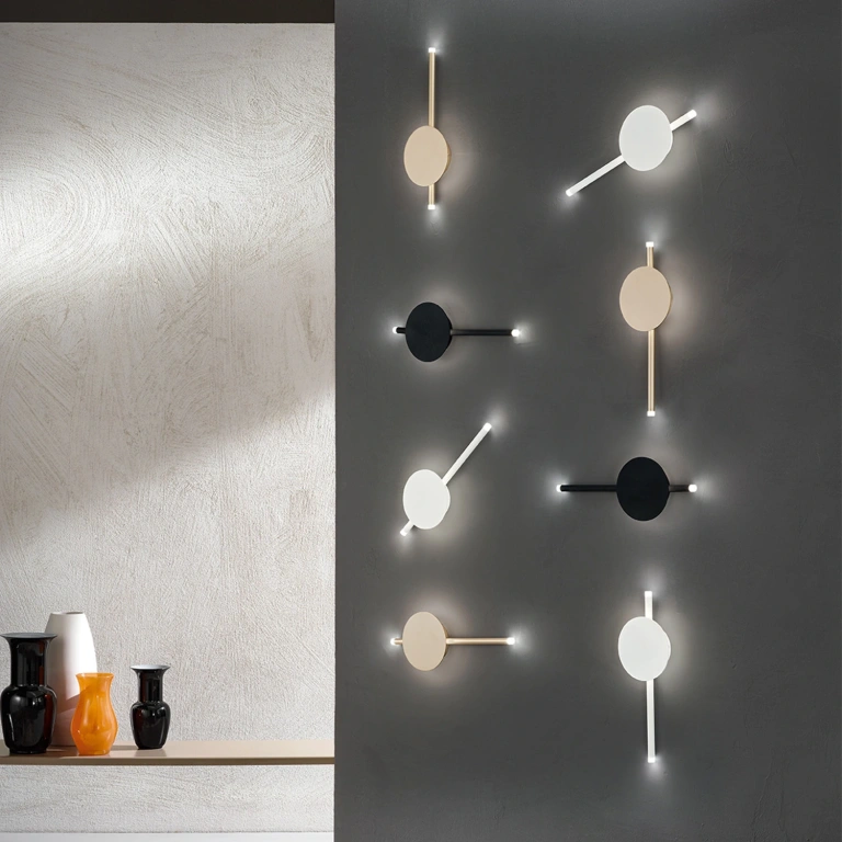 Аплик james, gold, ondaluce, led 16w, 1600lm, 3000k, AP.JAMES/ORO