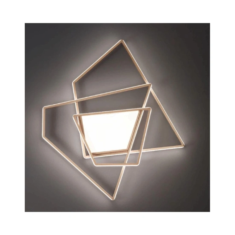 Плафон galaxy, oro, ondaluce, led 90w, 8900lm, 3000k, PL.GALAXY/GRORO3000