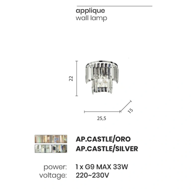 Castle, AP.CASTLE/SILVER