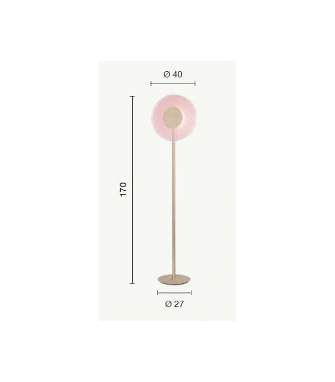Лампион candy, ambra, ondaluce, led 11w, 3000k, 1100lm,  PT.CANDY/AMBRA