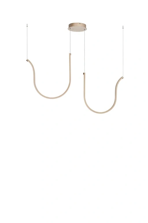 Полилей arqua, oro, ondaluce, led 66w, 3000k, 6600lm,  SO.ARQUA/2-ORO
